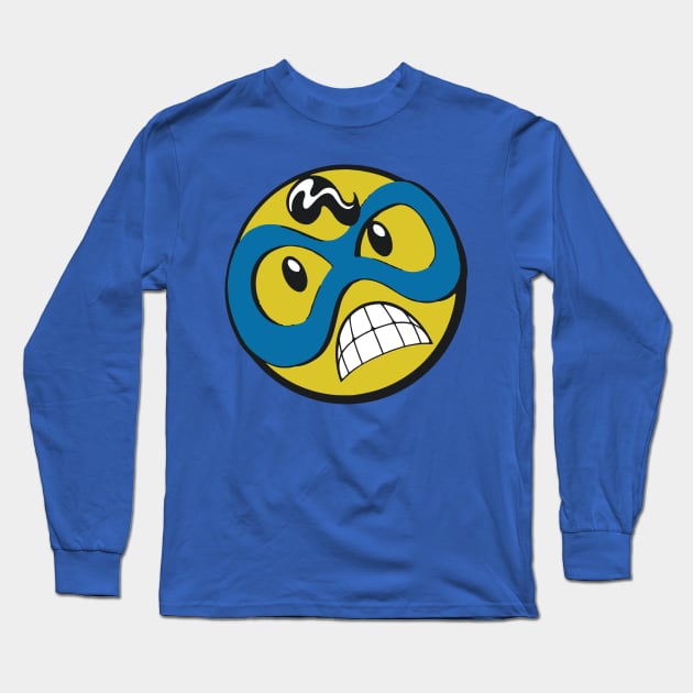 Super Hero Smiley Long Sleeve T-Shirt by slice_of_pizzo